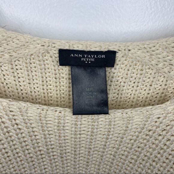 Ann Taylor color blocked sweater top - Picture 8 of 12